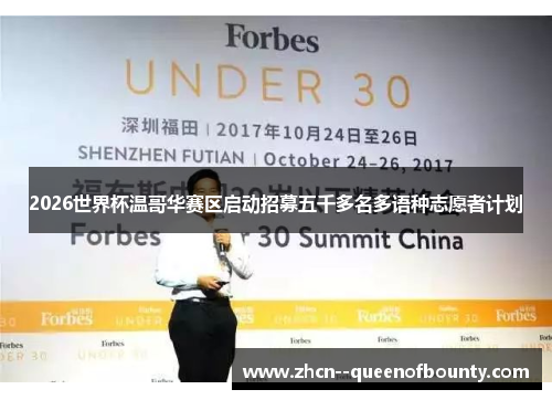 2026世界杯温哥华赛区启动招募五千多名多语种志愿者计划